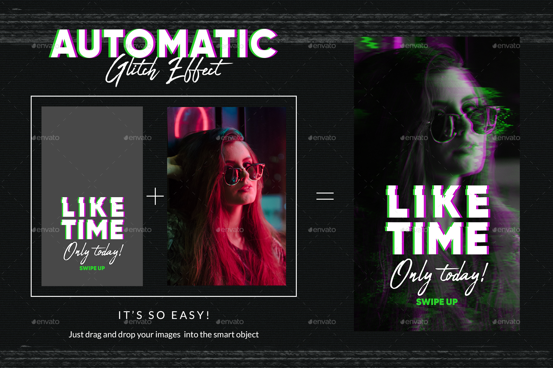 Glitch Instagram Stories by Sko4 GraphicRiver